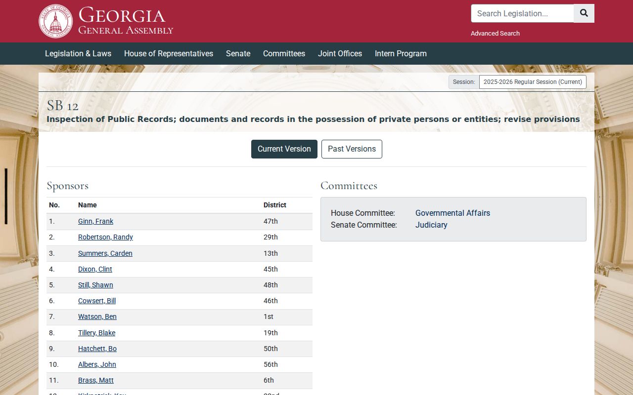 Barrow County court records Georgia Open Records Act source