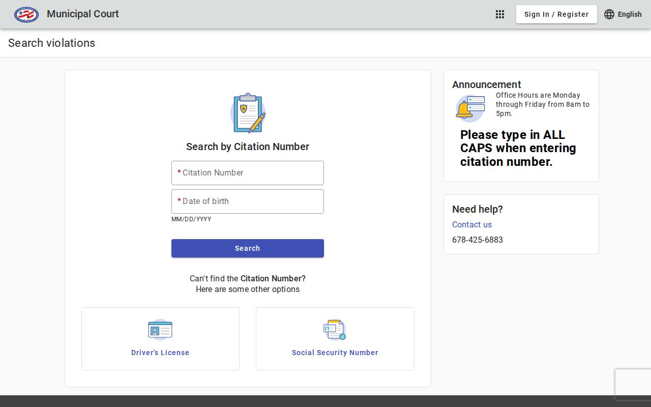 Winder court docket municipal citation search
